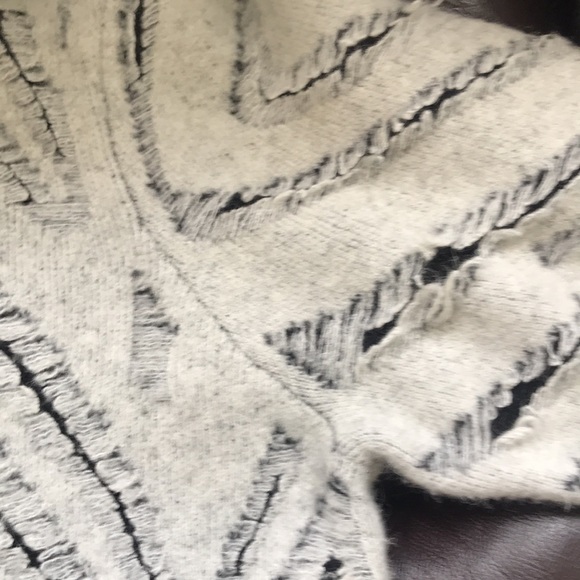 3.1 Phillip Lim Zebra Fringe Turtleneck Sweater - Picture 11 of 11